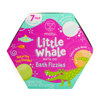 Little Whale Bath Co. Bath Fizzies - 7 pack